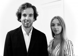 Caroline MONTHEL et Gautier BILLET, co-gérants agence immobilière Cherbourg BILLET MONTHEL IMMOBILIER