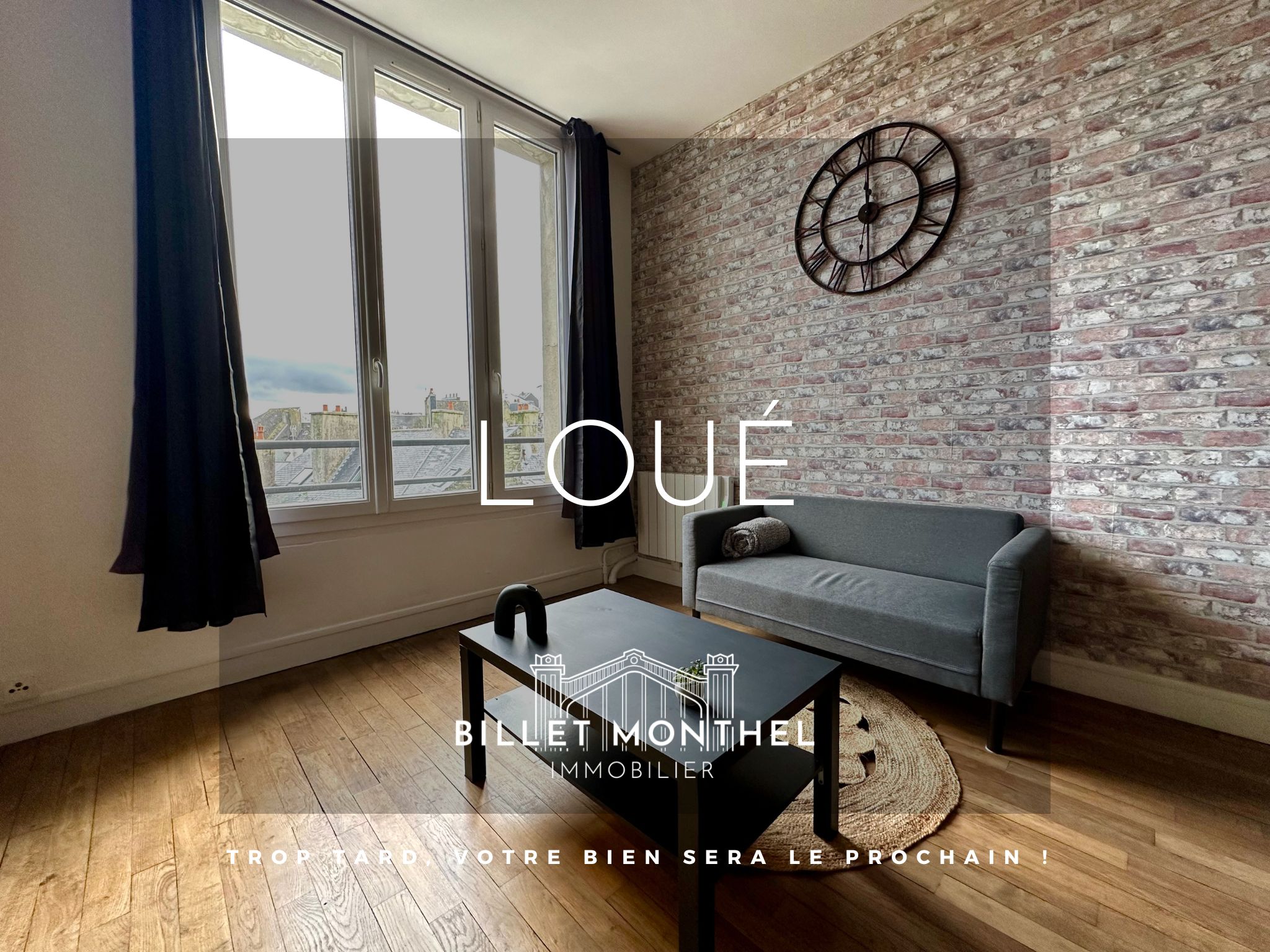appartement-meublé-loué-cherbourg-centre-séjour