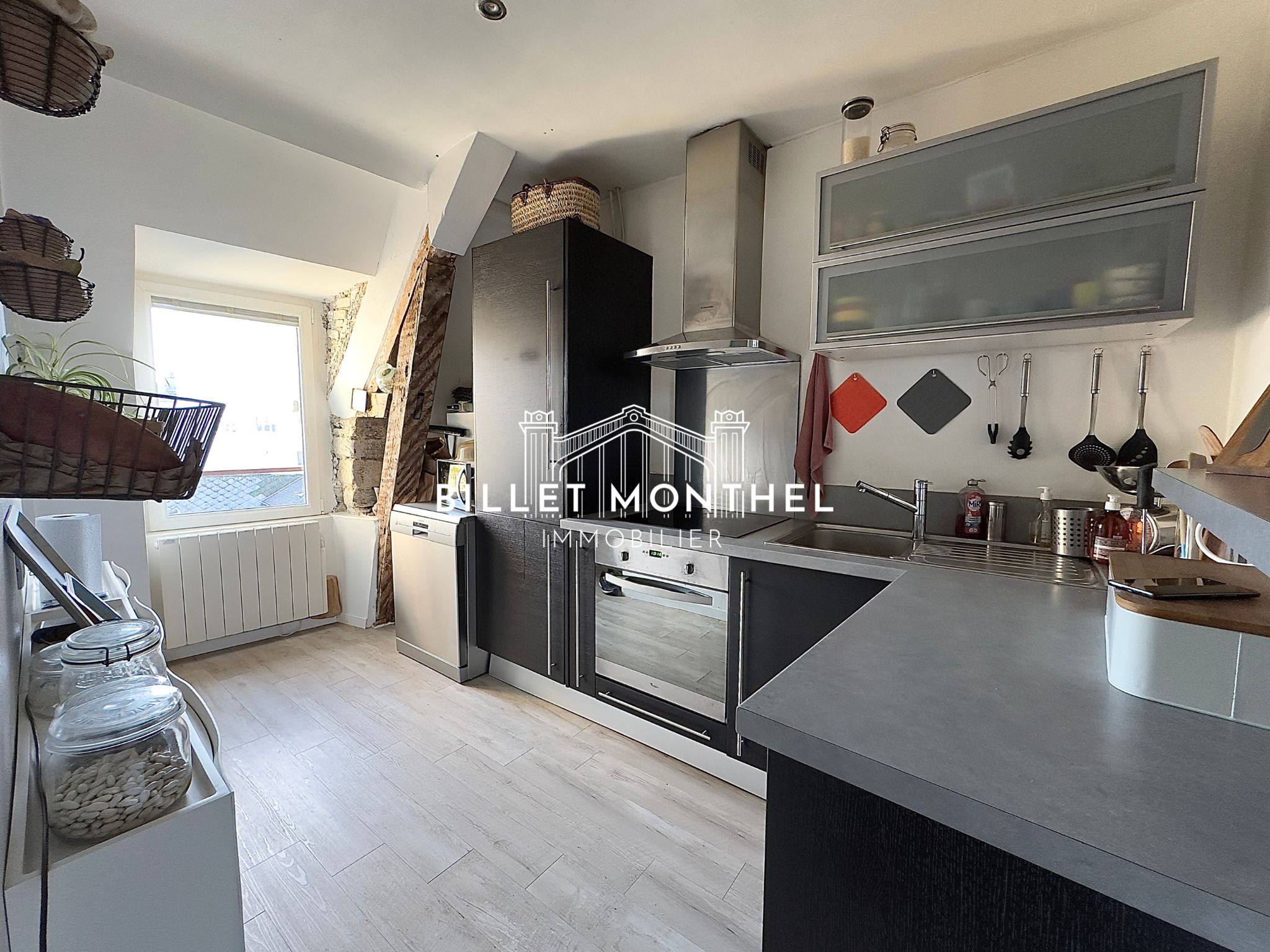 appartement-cherbourg-duplex-cuisine-amenagee-equipee